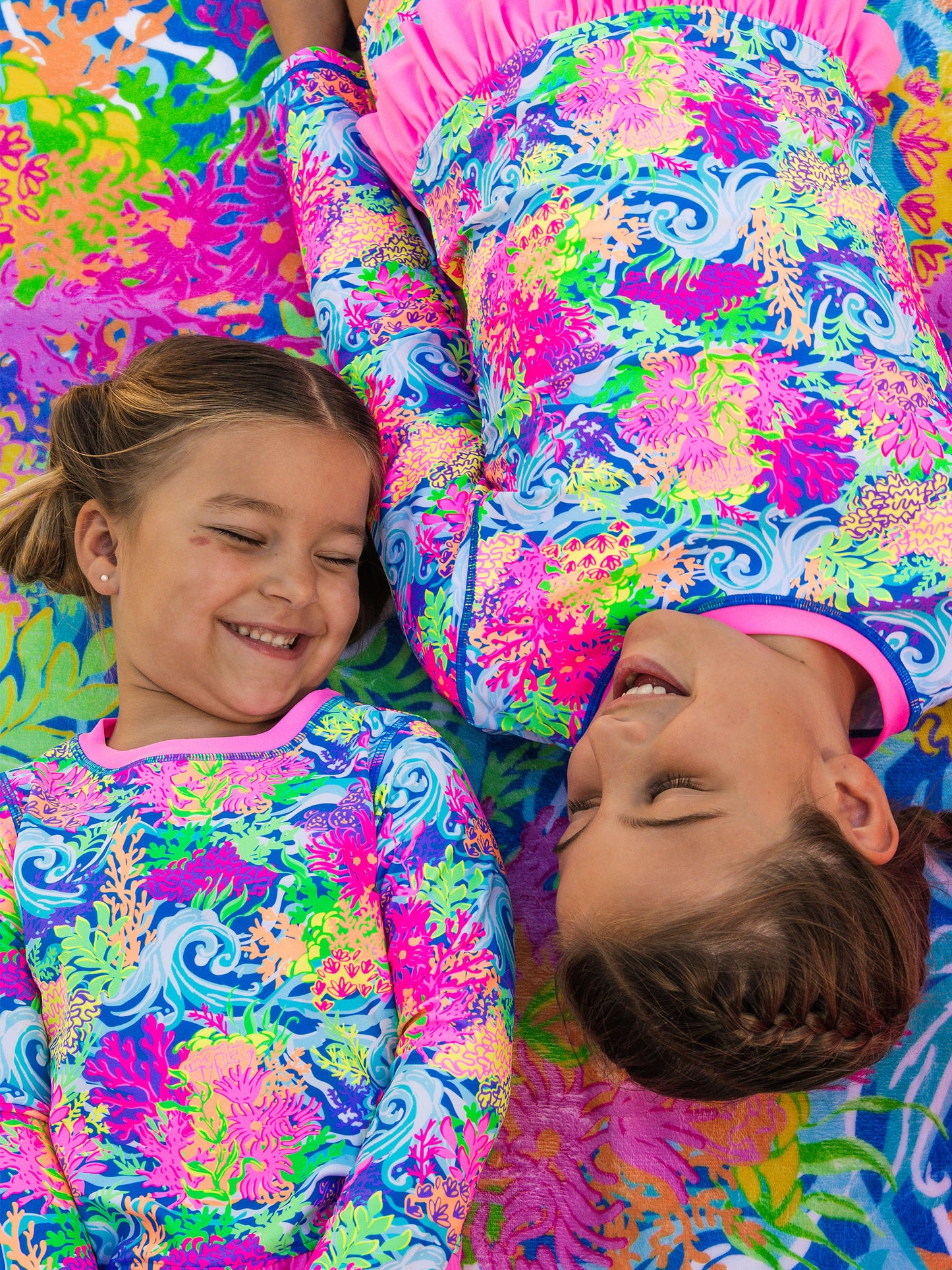 Neon Ocean Coral 2PC