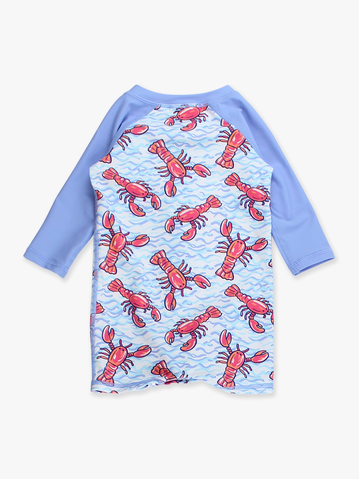 Blue Lobster Lagoon 1PC Rashguard