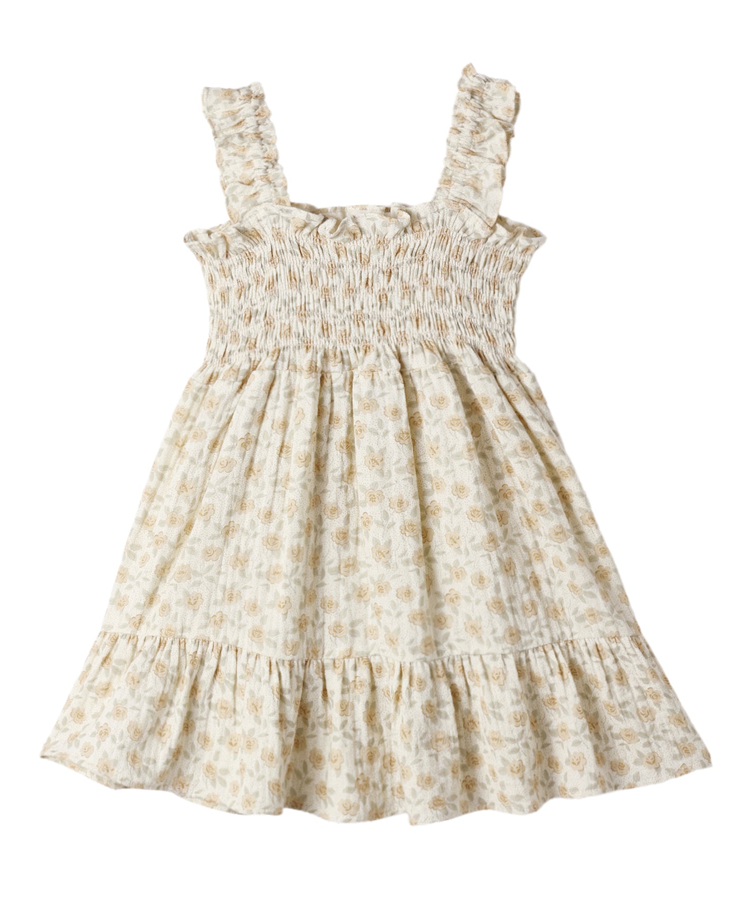 Sutton Yellow Floral Dress