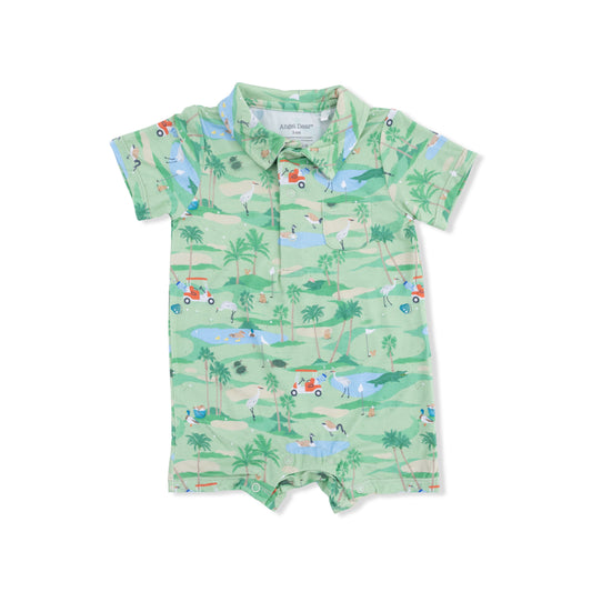 Golf Oasis Animals Polo Romper