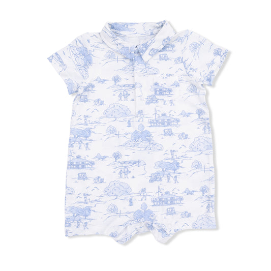 Golf Toile Polo Shortie
