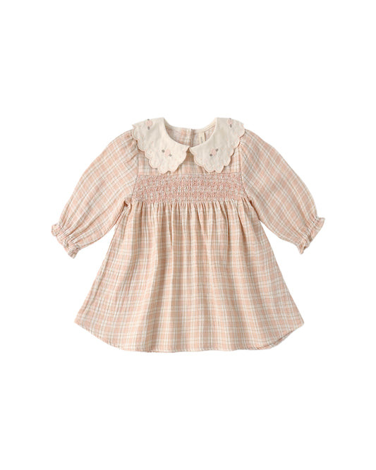 Pink Callie Plaid Dress
