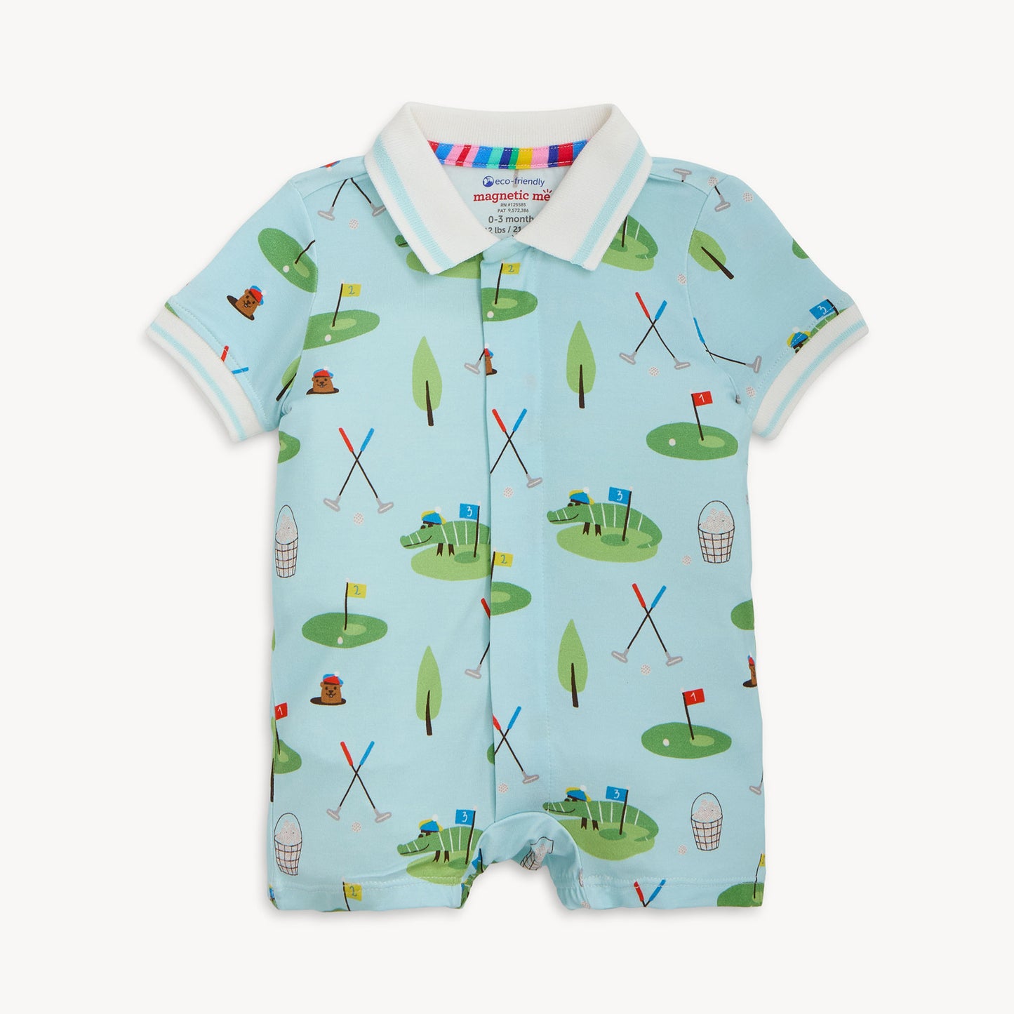 Gopher It Magnetic Polo Romper