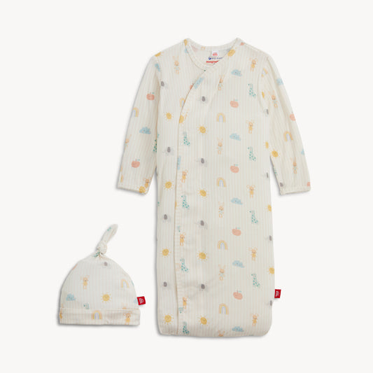 Lullaby Sky Pk Magnetic Gown/Hat