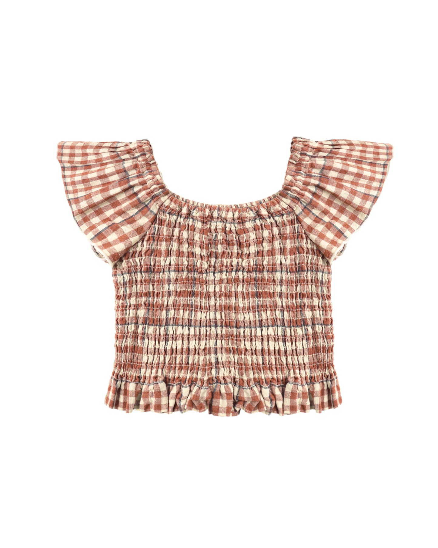Poppy Gingham Zayla Top