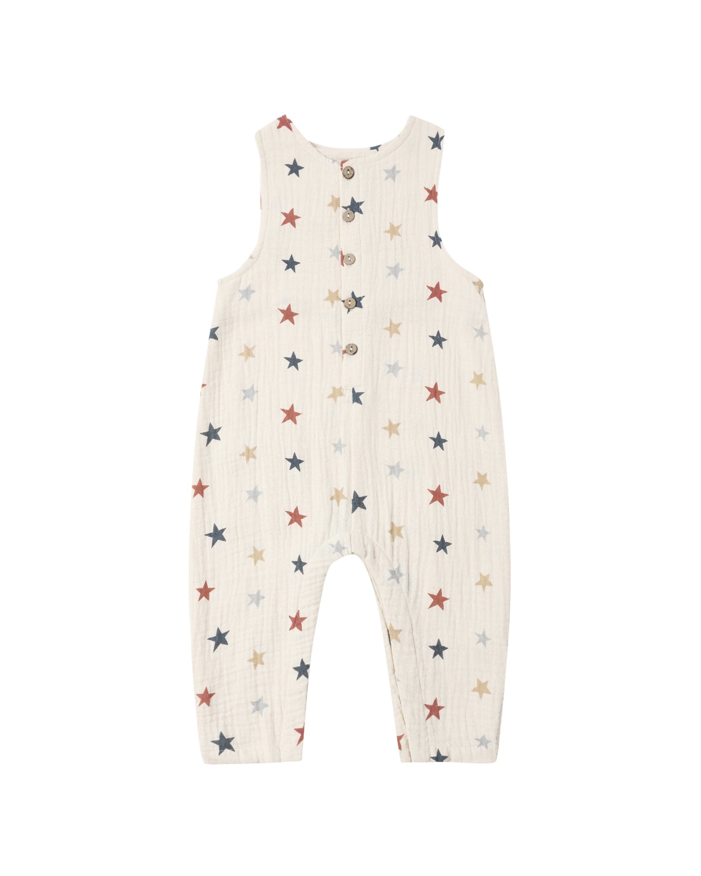 Stars Button Jumpsuit