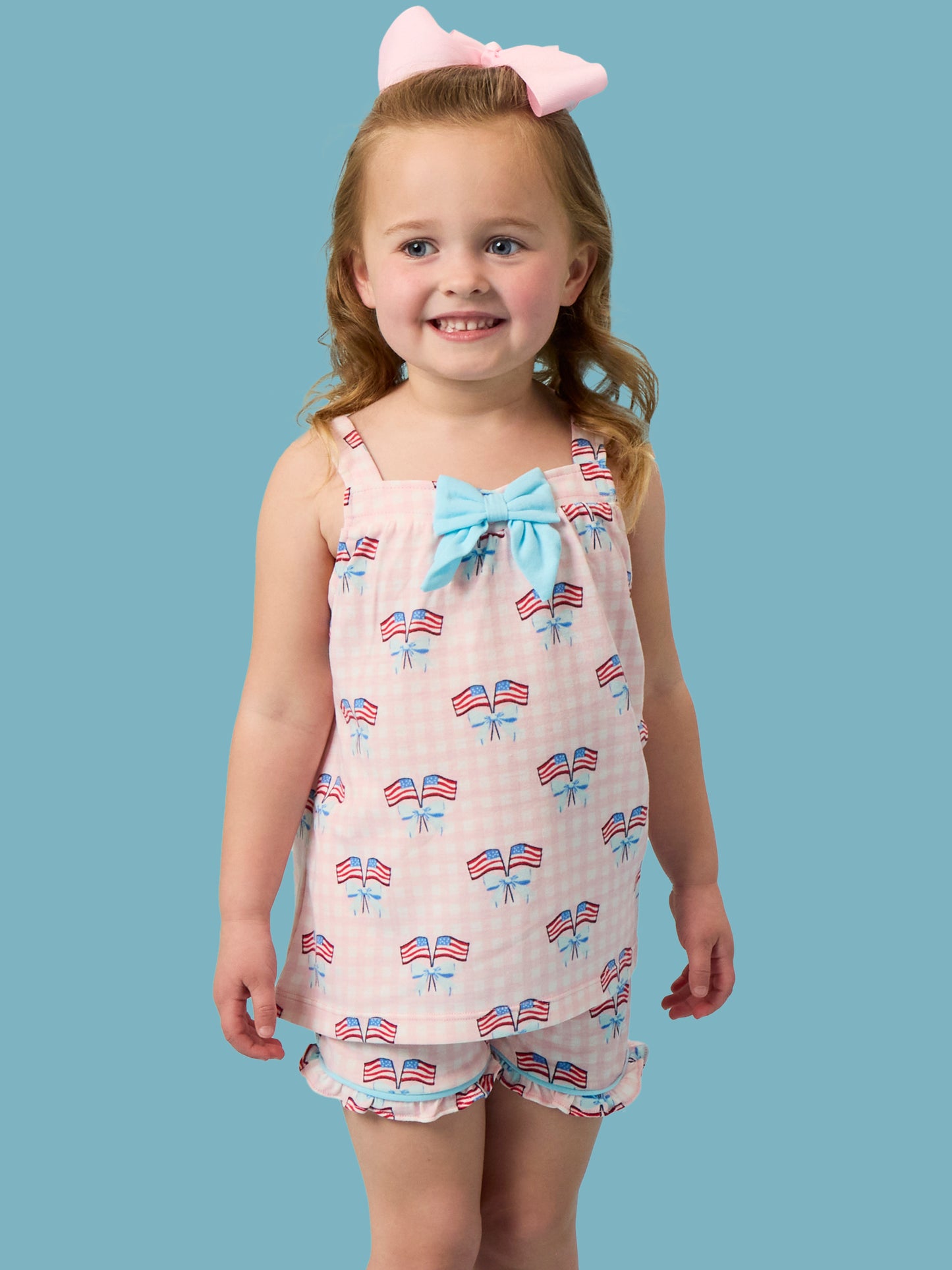 Pink Patriotic PJ Set