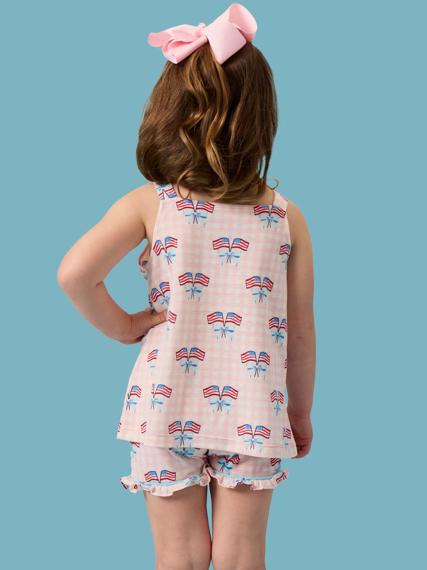 Pink Patriotic PJ Set