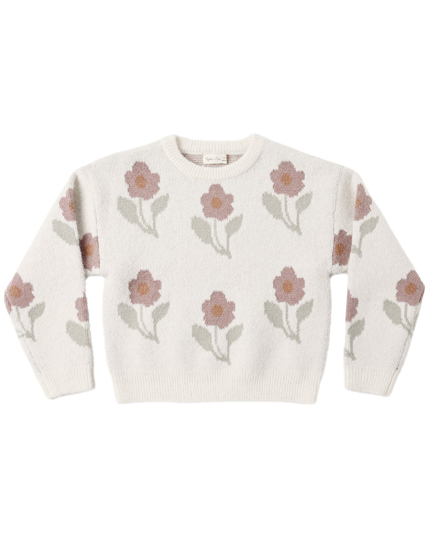 Ivory Flower Aspen Sweater