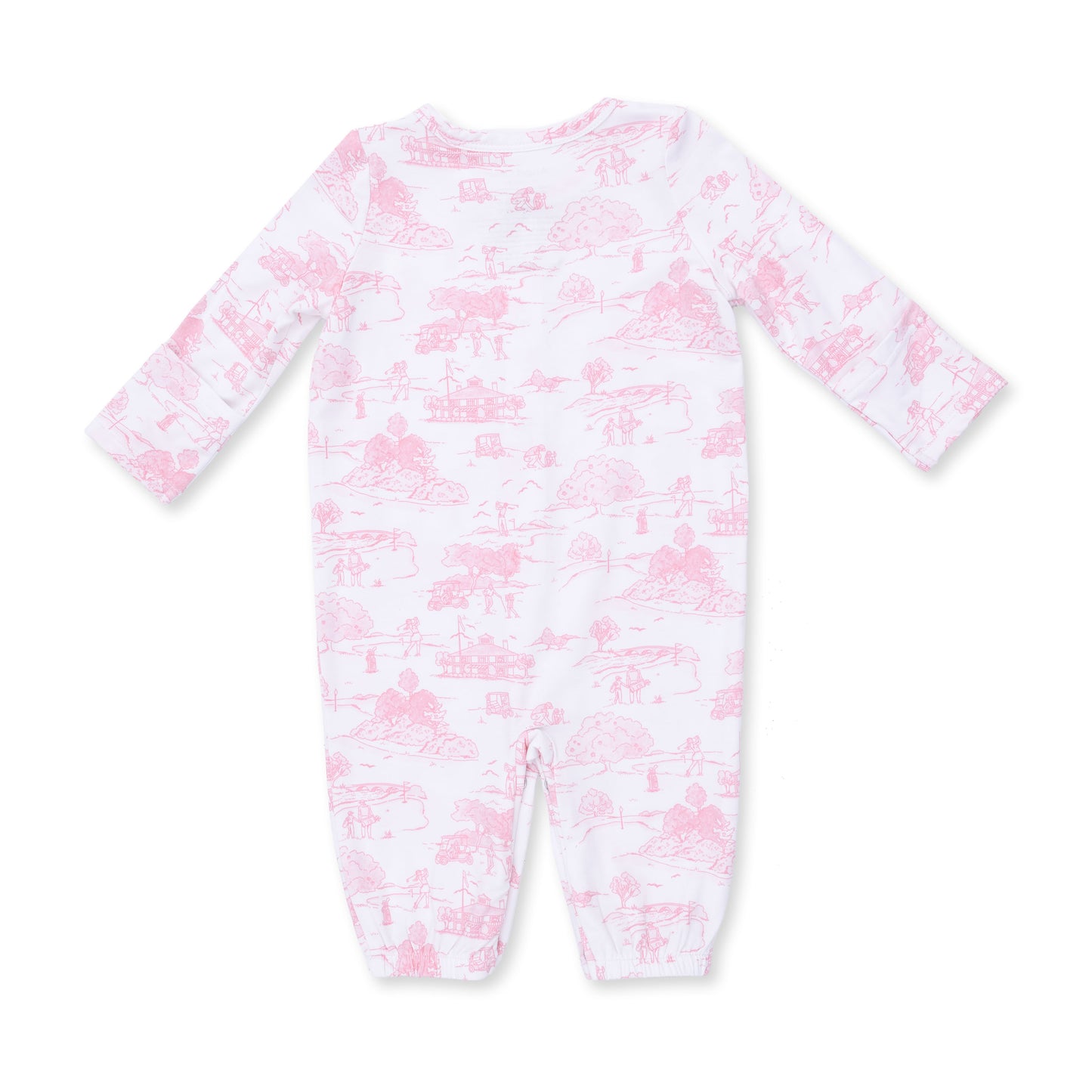 Pink Toile Golf Converter & Headband