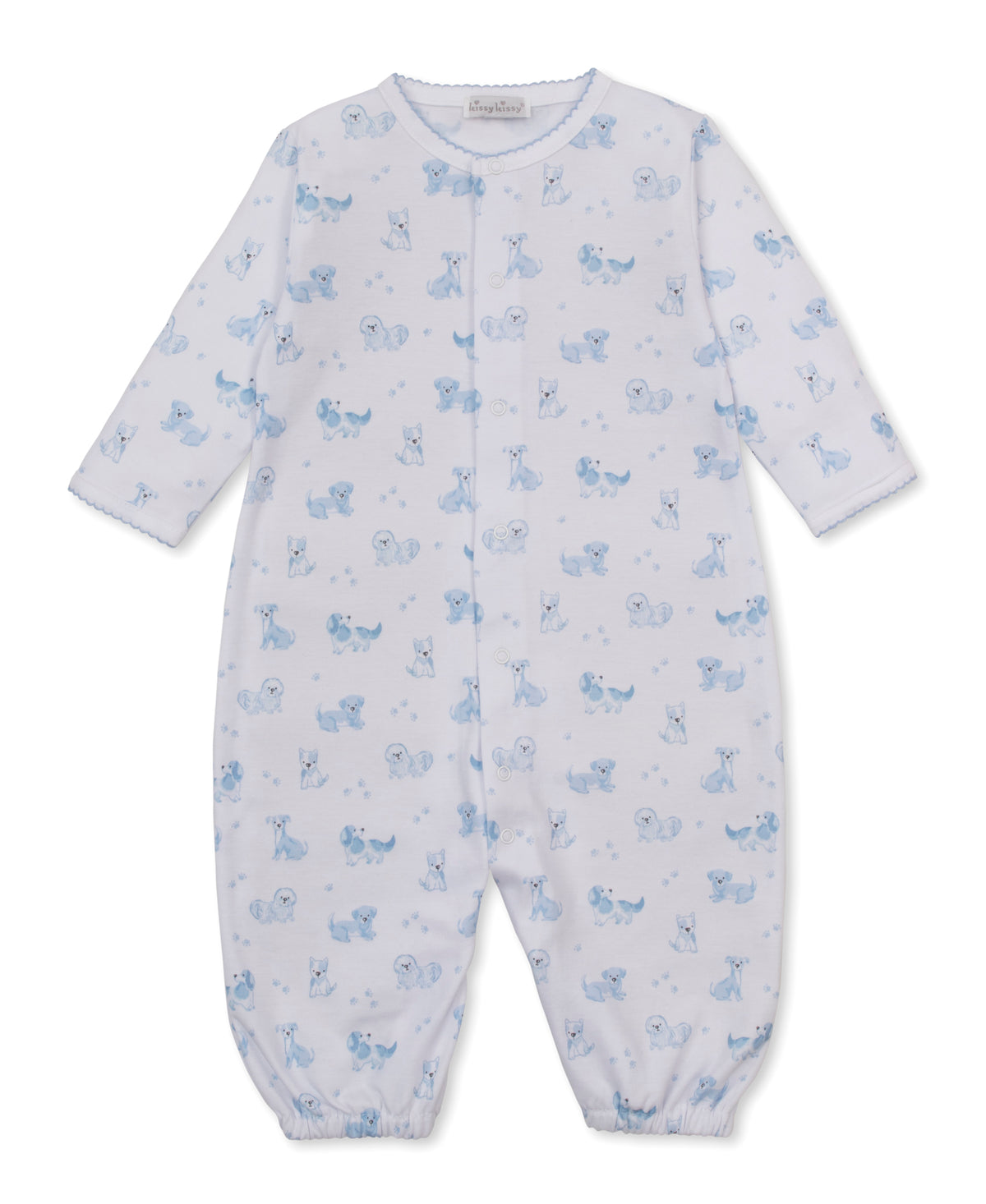 Blue Puppy Paws Conv Gown & Hat