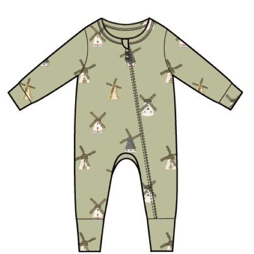 Windmill Footed Romper