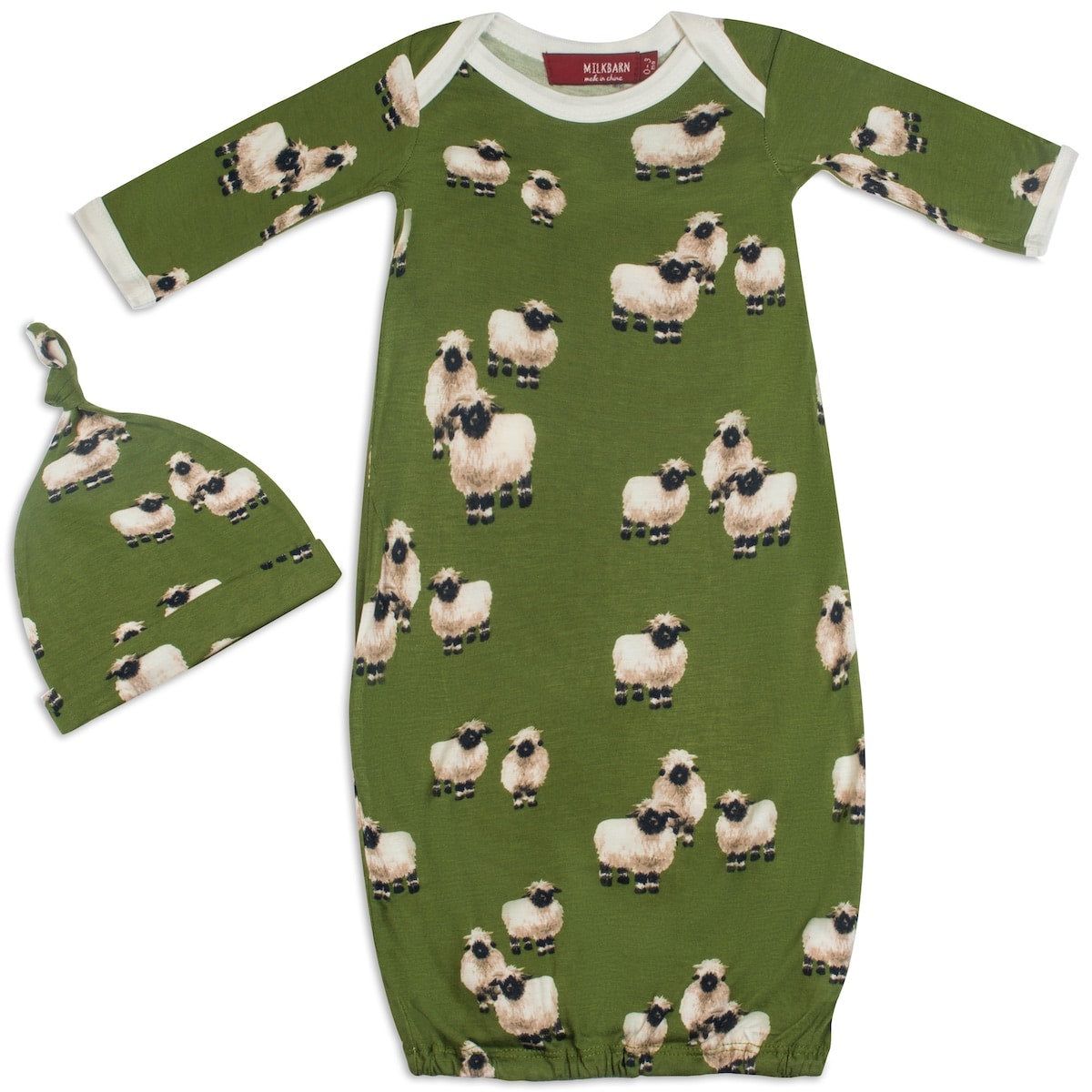 Valais Sheep Bamboo Gown & Hat