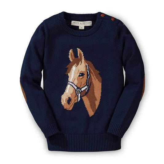Horse Intarsia Sweater