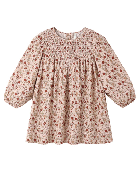 Selen Pink Floral Dress