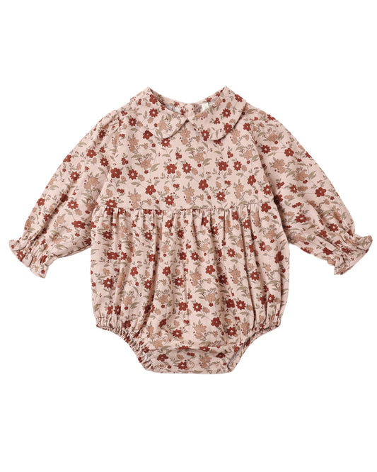 Cora Floral Pink Romper