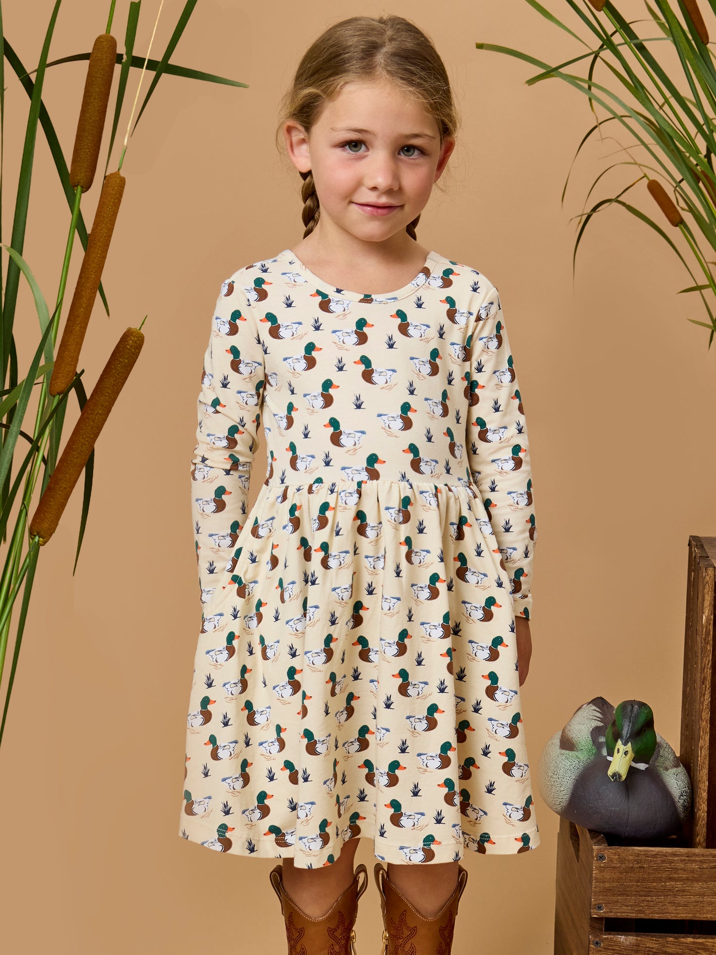 Mallard Marsh Twirl Dress