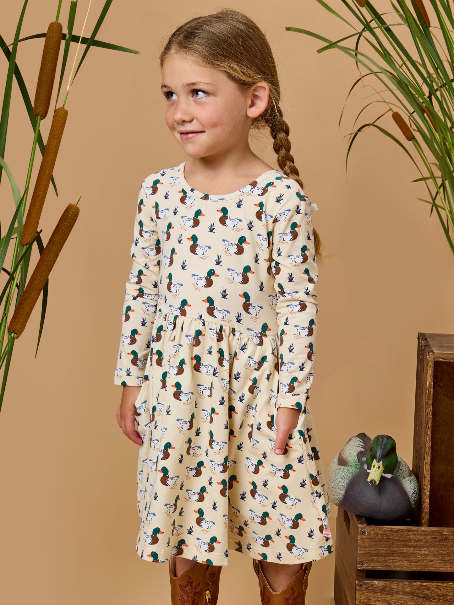 Mallard Marsh Twirl Dress