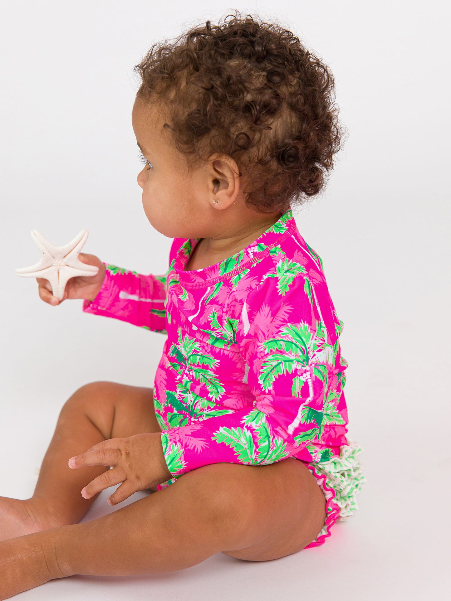 Neon Palm Paradise LS One Piece