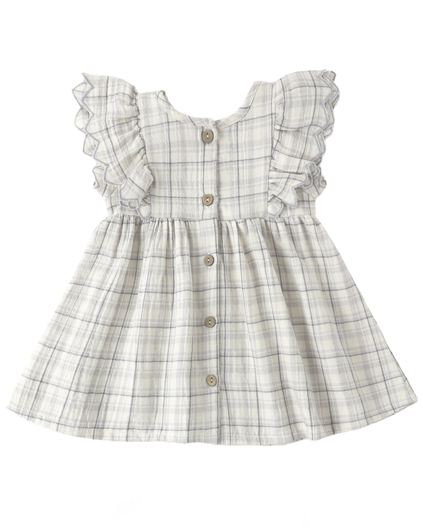 Blue Alina Plaid Dress