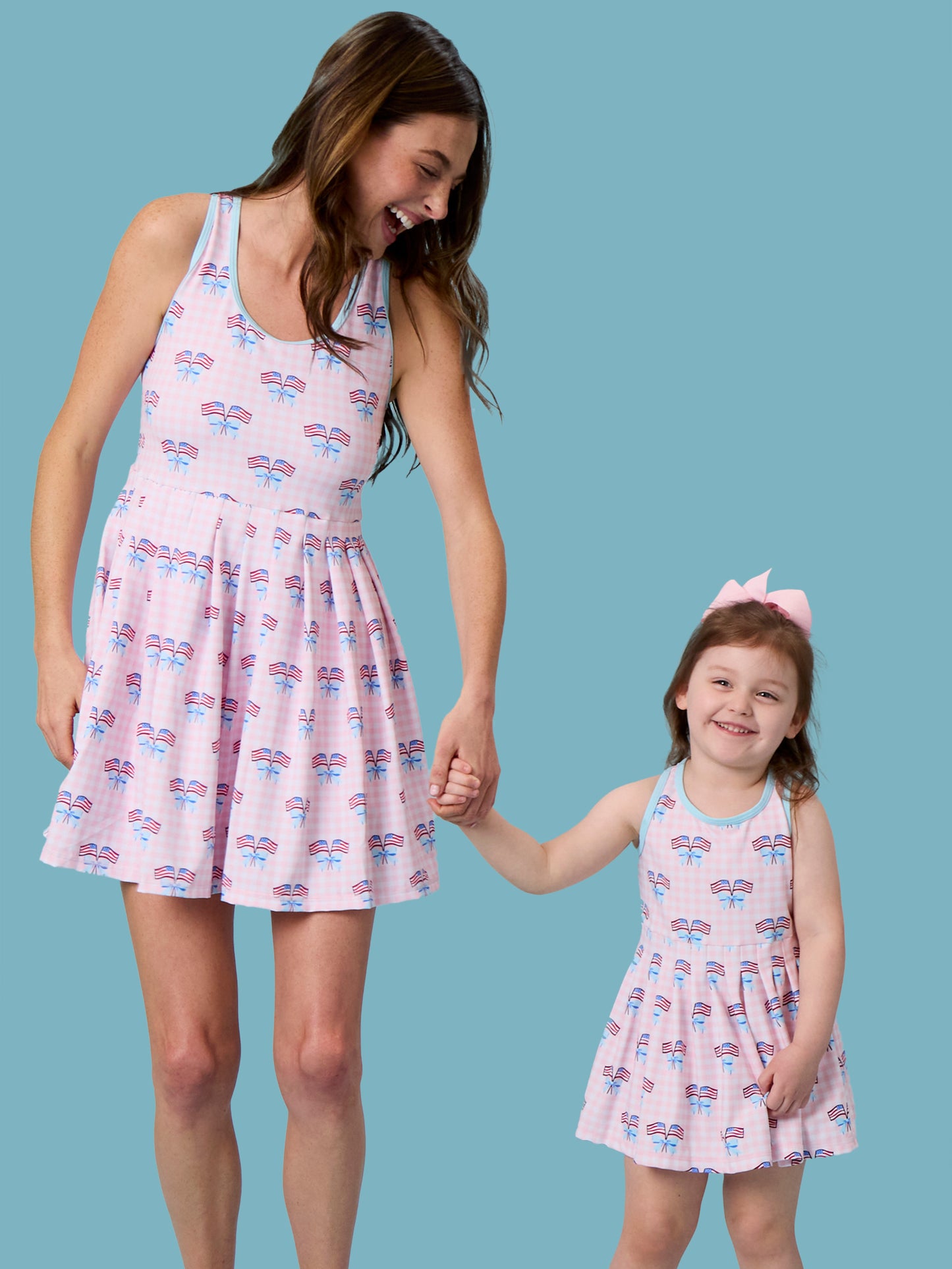 Pink Patriotic Gingham