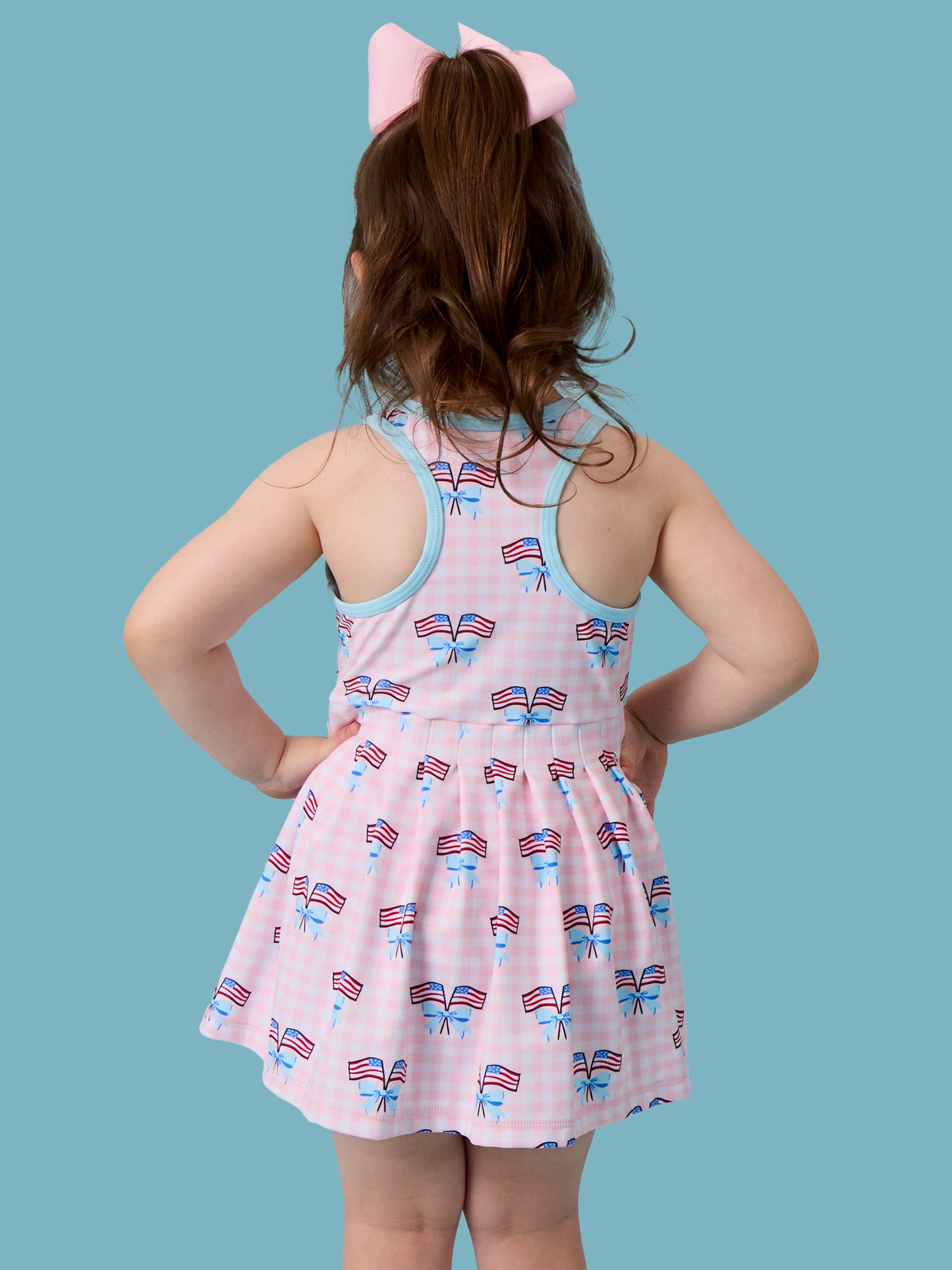 Pink Patriotic Gingham