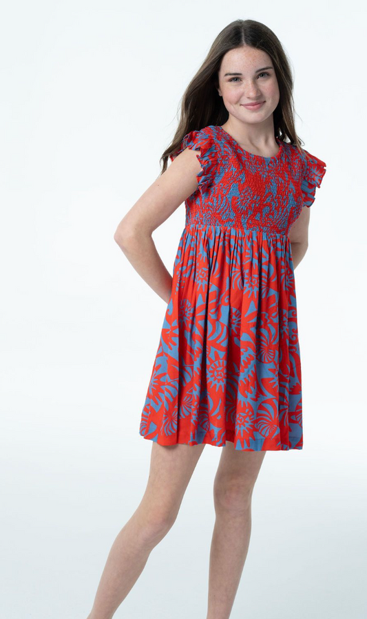 Olive Bright Red Dress