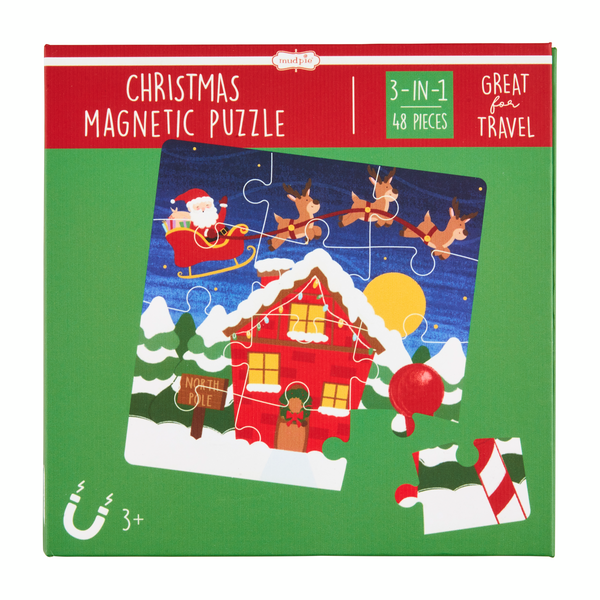 Green Christmas Magnetic Puzzle