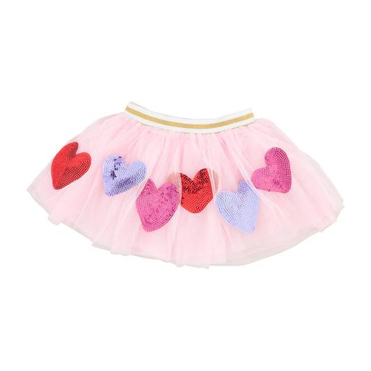 Multi Heart Sequin Tutu