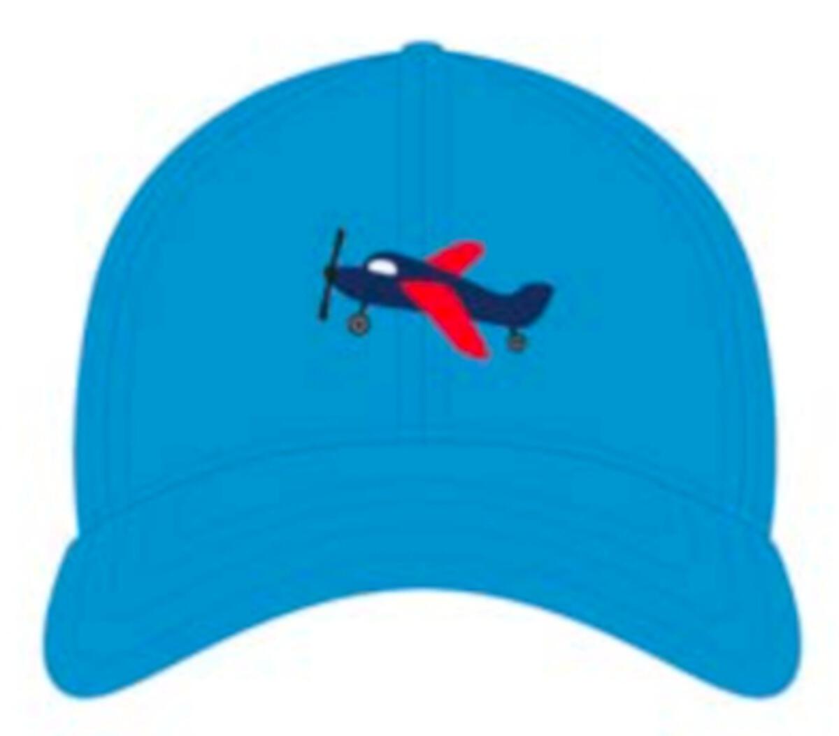 Kids Airplane Light Blue Hat