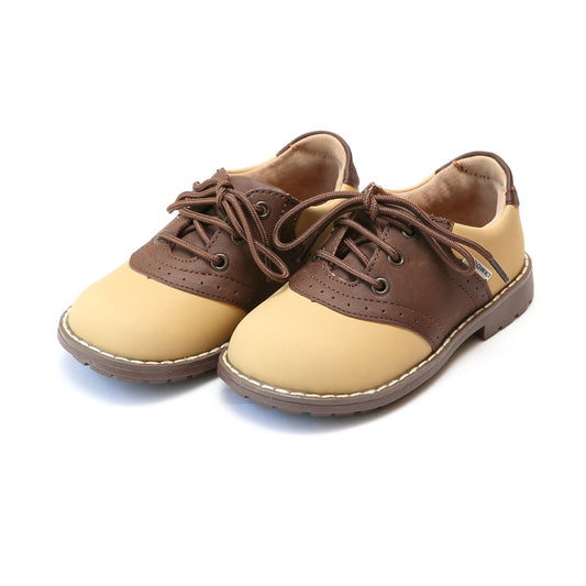 Mason Two Tone Nubuck Saddle Oxford shoe