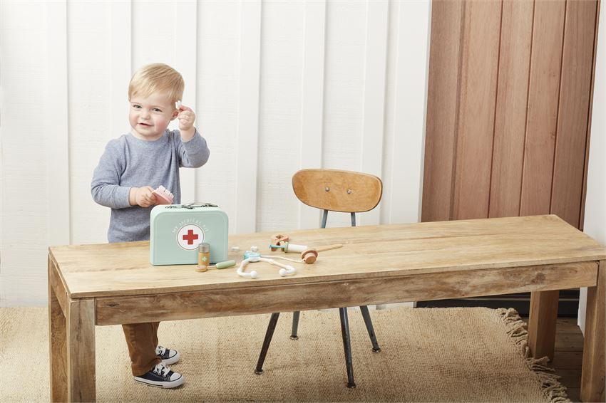 Medical Kit Wood Toy Set