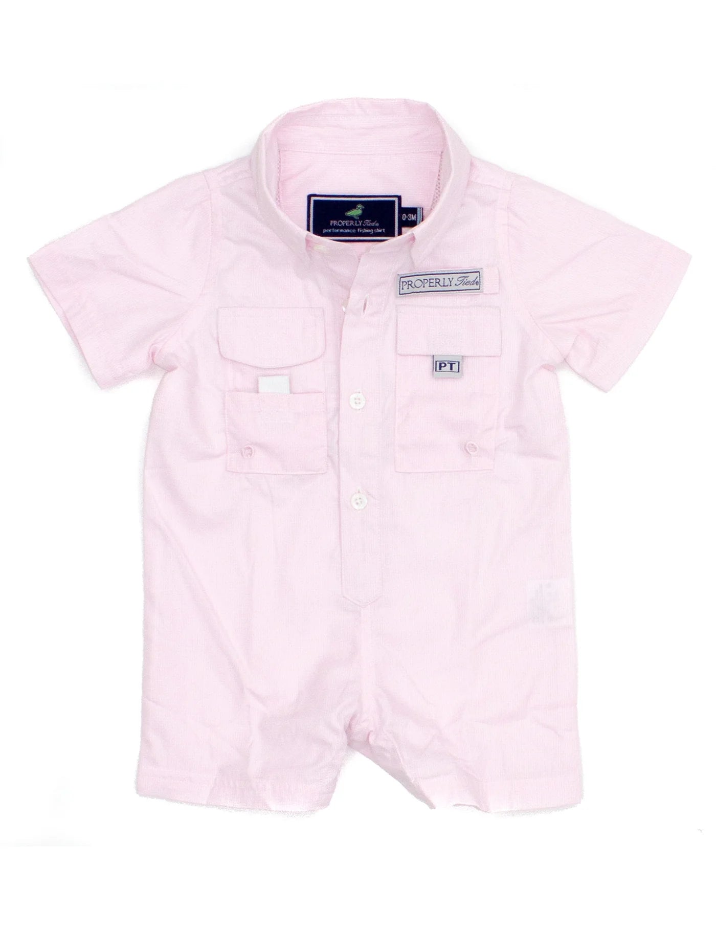 Light Pink Fishing Shortall