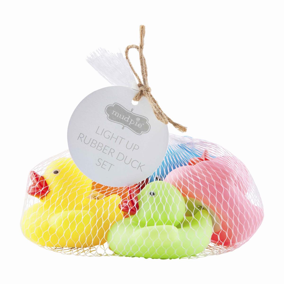 Light Up Rubber Duck Bath Toys