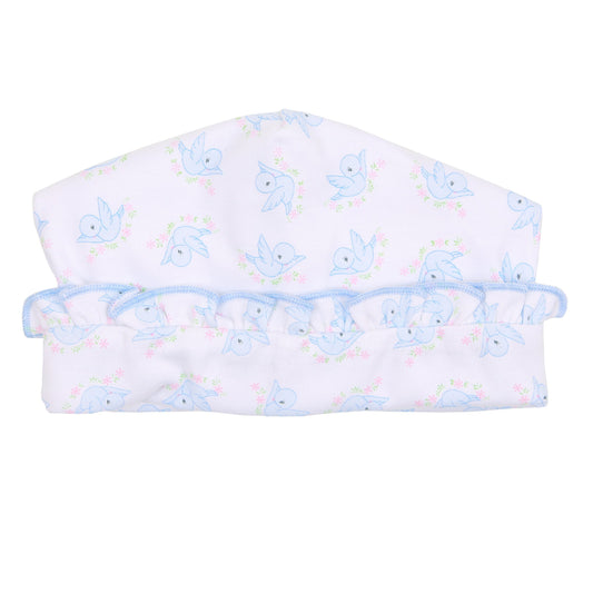 Vintage Birdie Pink Ruffle Hat