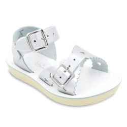 Silver Sweetheart Sun San Sandals