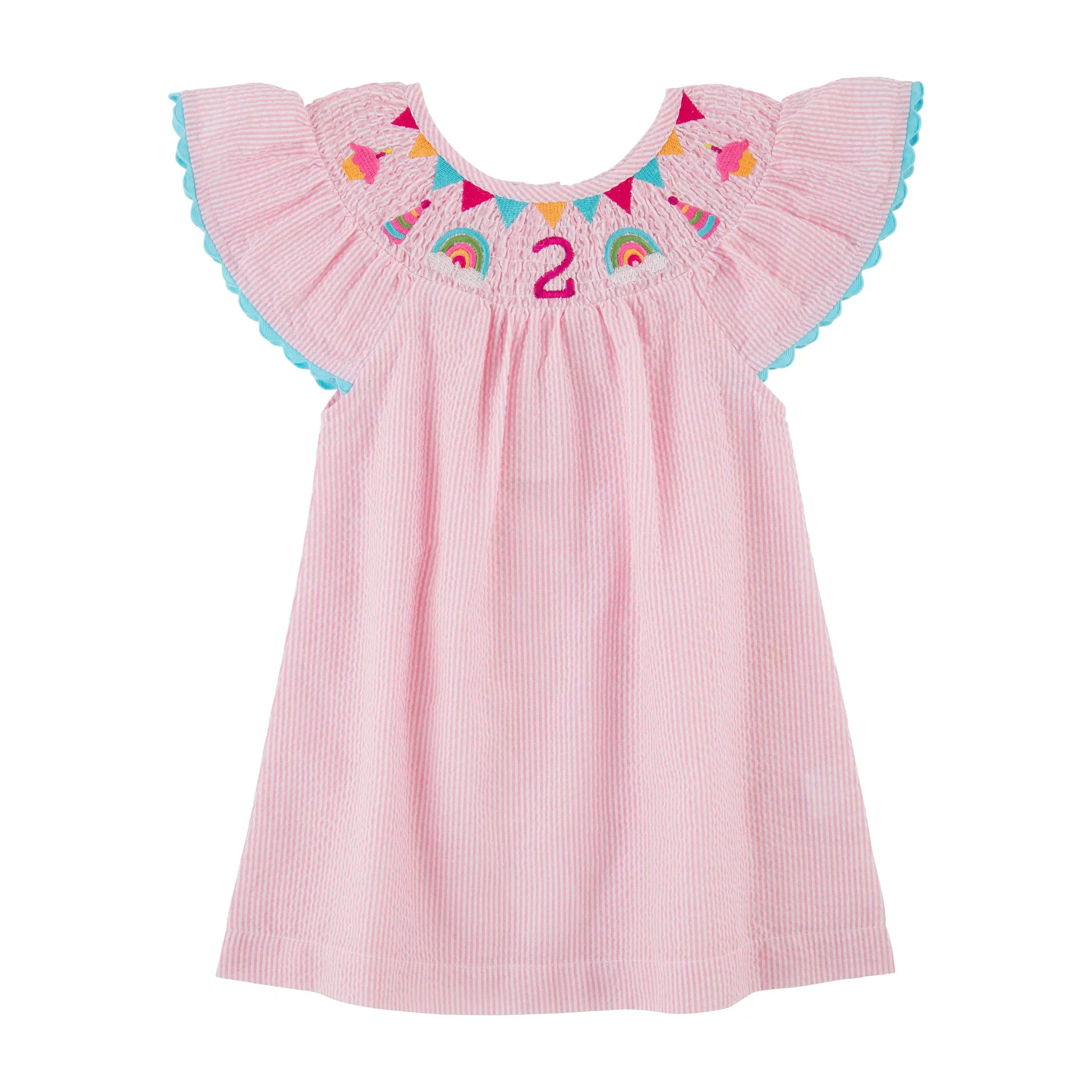 Baby girl top smocked birthday dresses