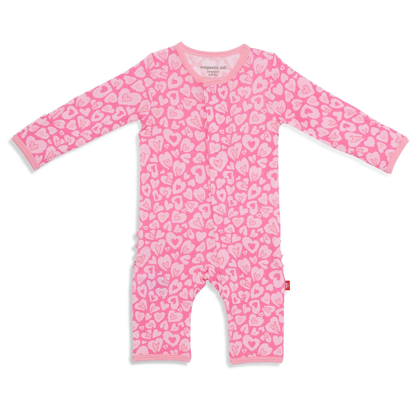 Leopard Hearts Magnetic Modal Coverall