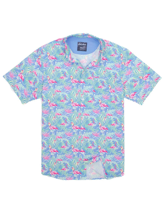 Adult Shordees Summer Floral Shirt