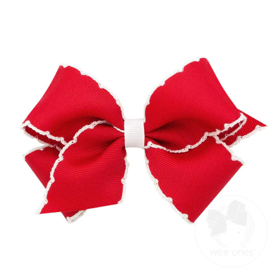 Mini Grosgain Moonstitch Edge