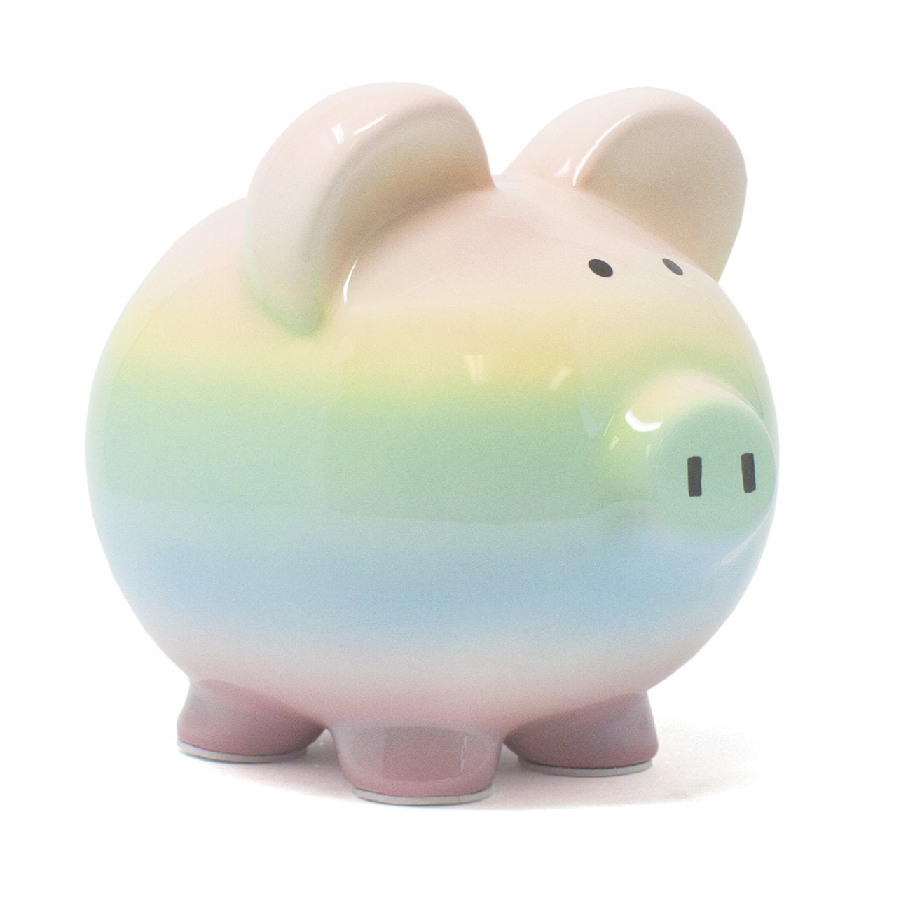 Rainbow Ombre Piggy Bank