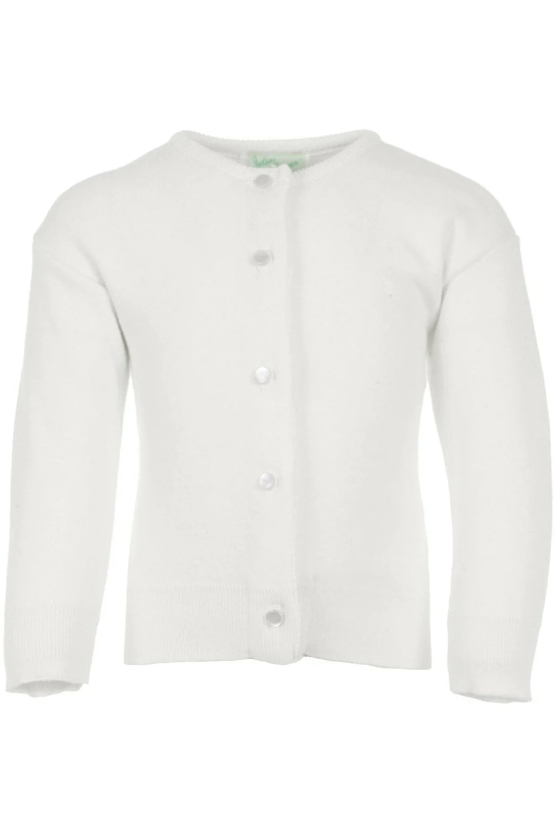 Cotton Cashmere White Cardigan