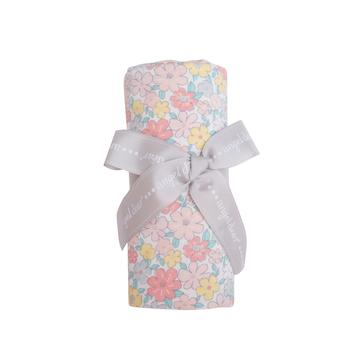 Sweet Ditsy Pale Pink Swaddle Blanket