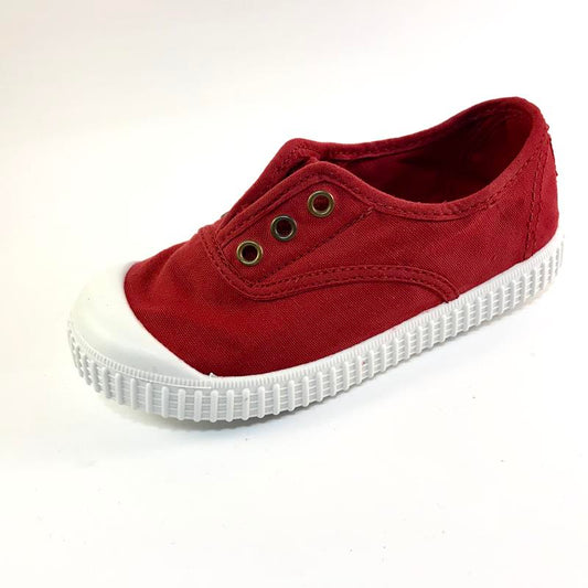 Red Lona Rubber Toed Canvas Sneaker