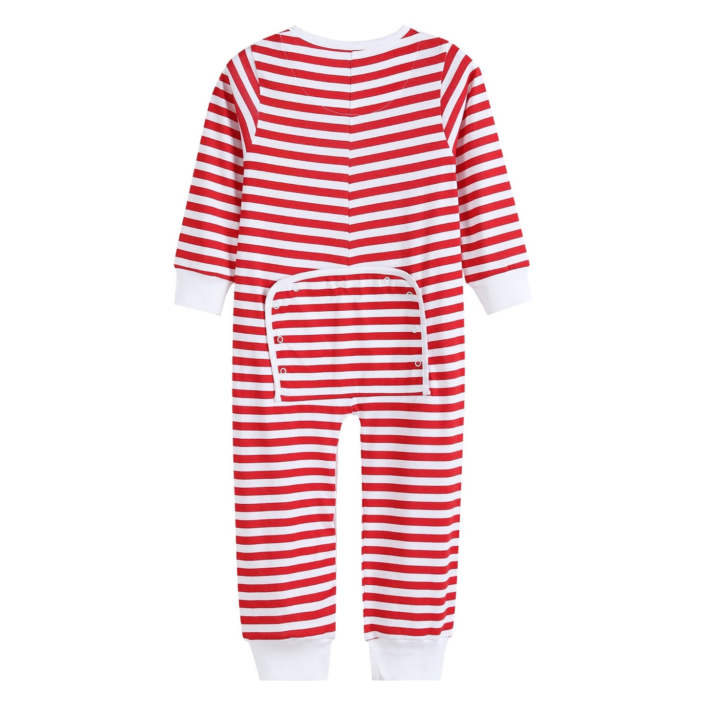 Boys Red & White Stripe Santa PJ