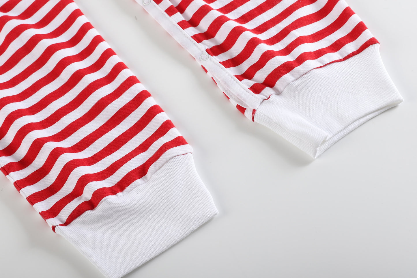 Boys Red & White Stripe Santa PJ