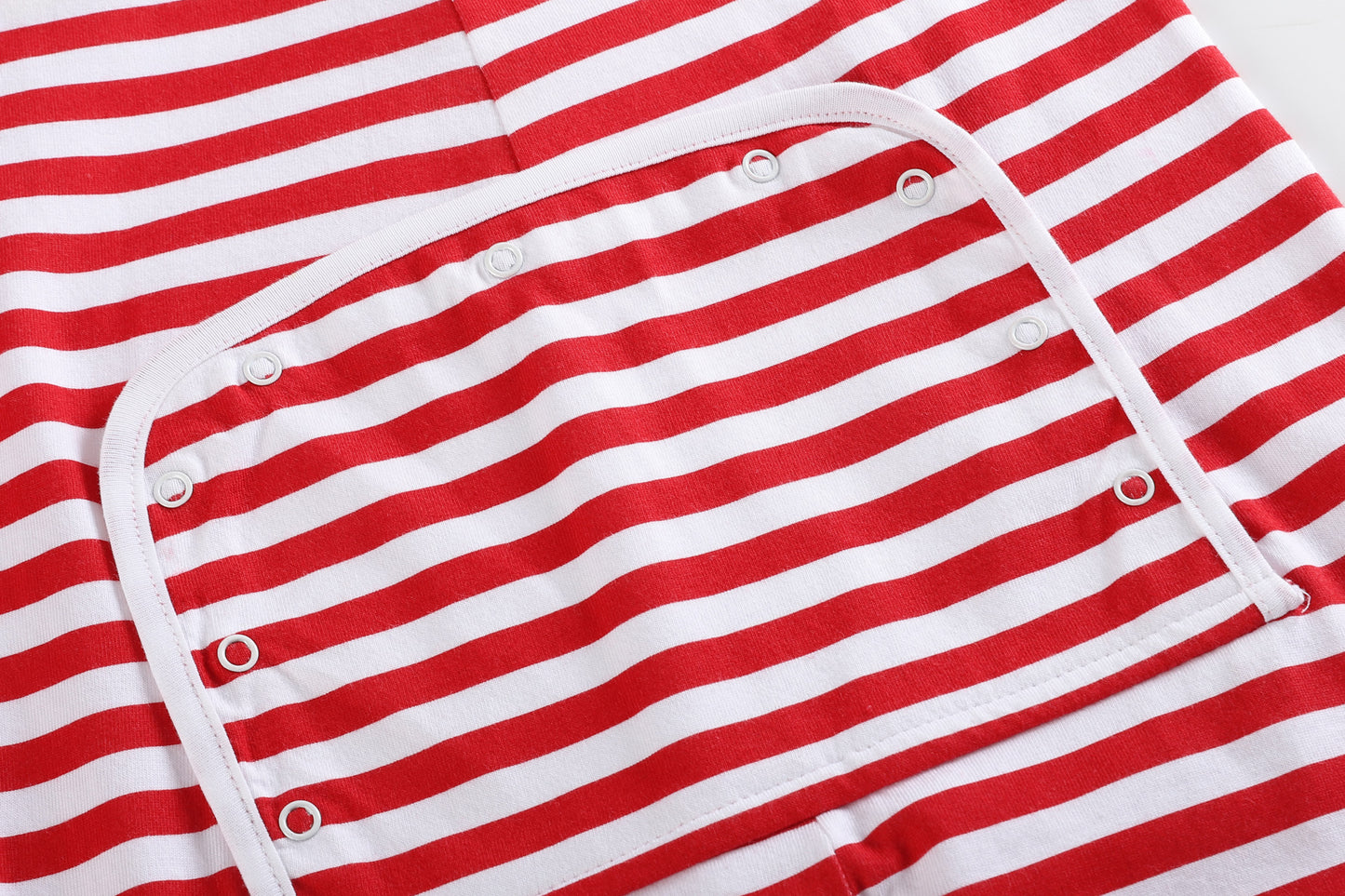 Boys Red & White Stripe Santa PJ