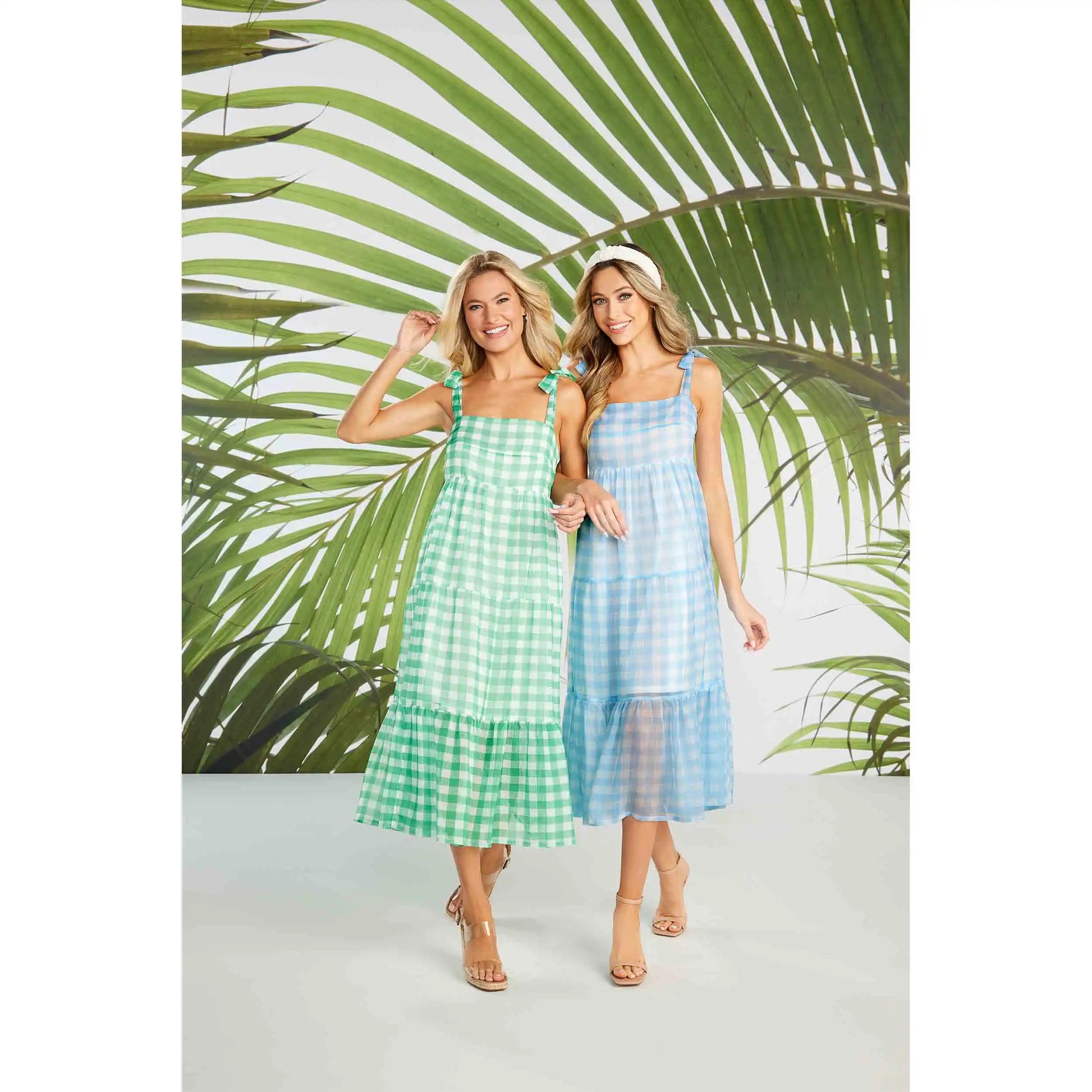 Green Vivianne Plaid Midi Dress Belli Bambini Green Vivianne Plaid Midi Dress Belli Bambini