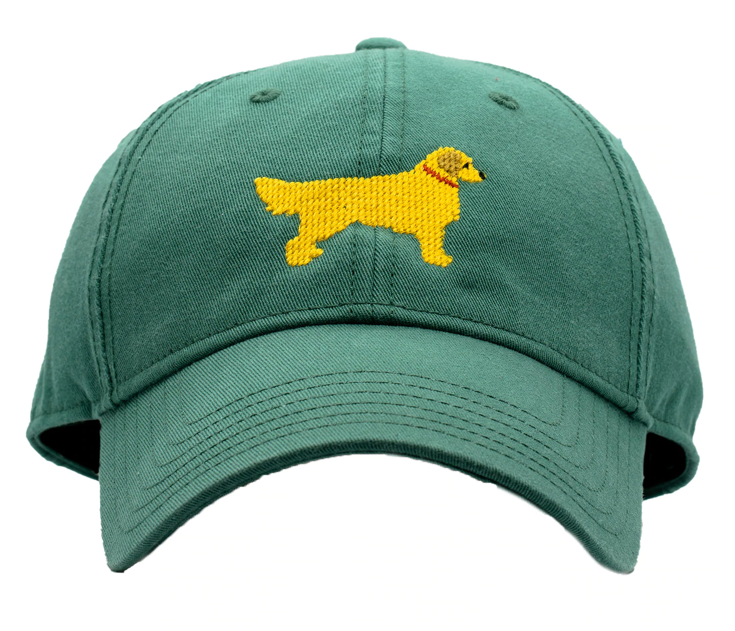 Adult Golden Retriever Moss Green Baseball Hat