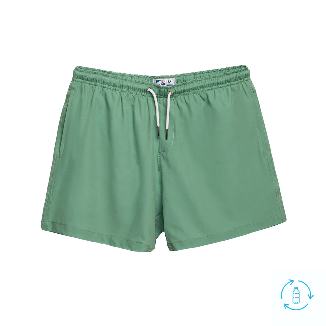 Green to Crocodile Swim Trunks